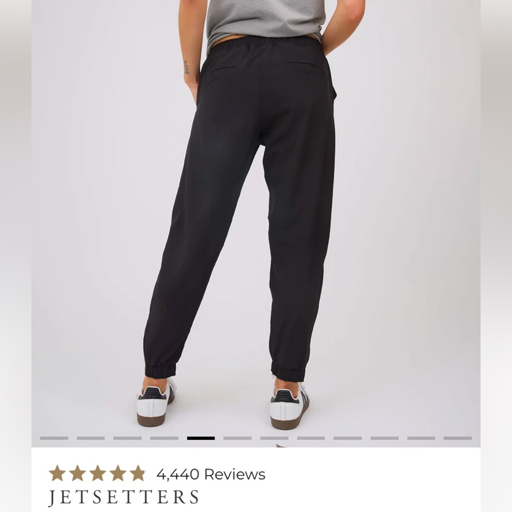 Albion Fit Black Jetsetter Joggers - Picture 10 of 12